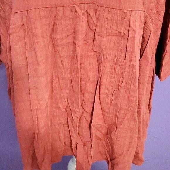 Knox Rose Rusty Mauve Boho Dolman Sleeve Flowy Lagenlook Top - Picture 3 of 10